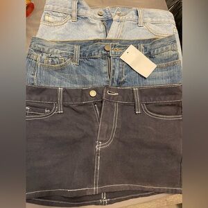 Brandy Melville 3 mini skirt bundle